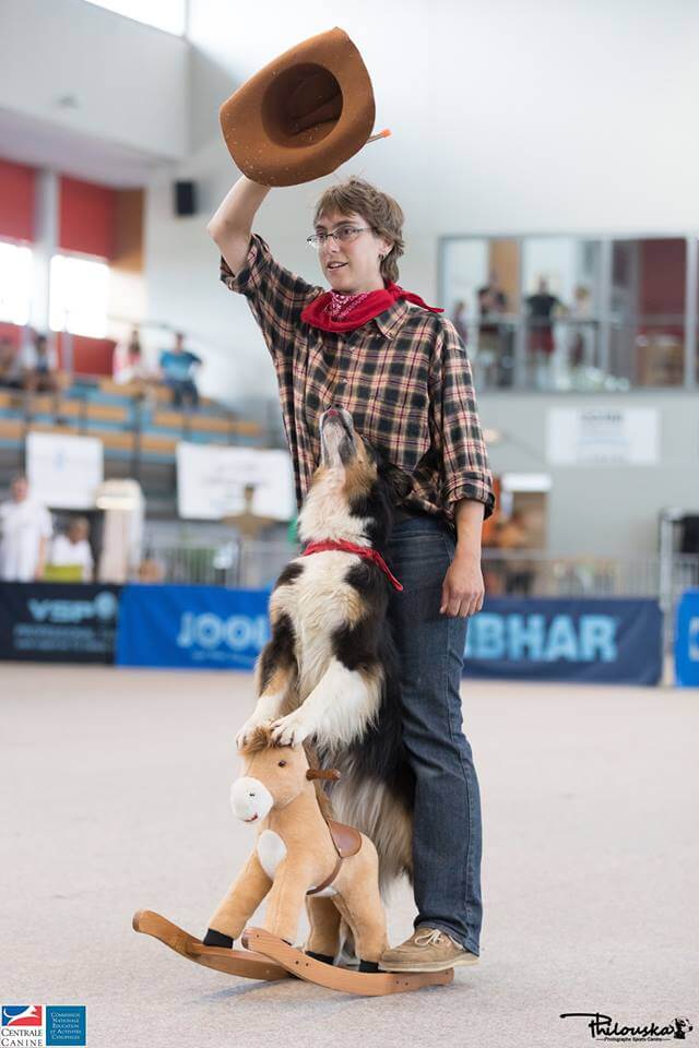 Izarra en Dogdancing